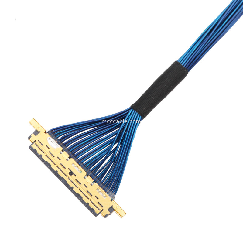 Micro Coaxial 20453-230T-03 a 20453-230T-03 Lvds Edp ensamblaje de cables con una anchura de 0,5 mm