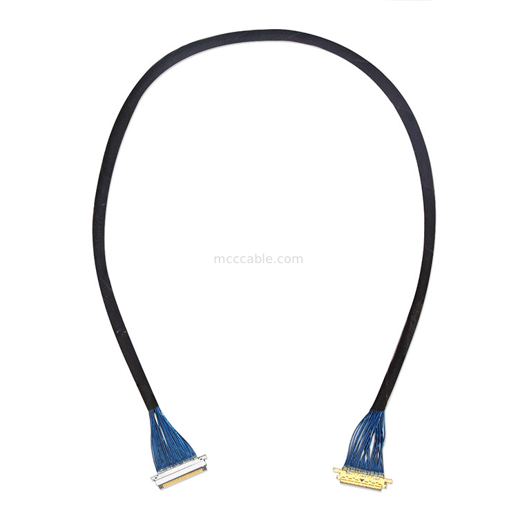 Cable Micro Coaxial LVDS de longitud personalizada de 0.4 mm 20453z-030 SD a 20347 con bloqueo mecánico