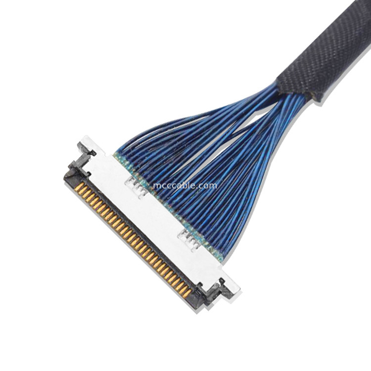 Cable Micro Coaxial LVDS de longitud personalizada de 0.4 mm 20453z-030 SD a 20347 con bloqueo mecánico