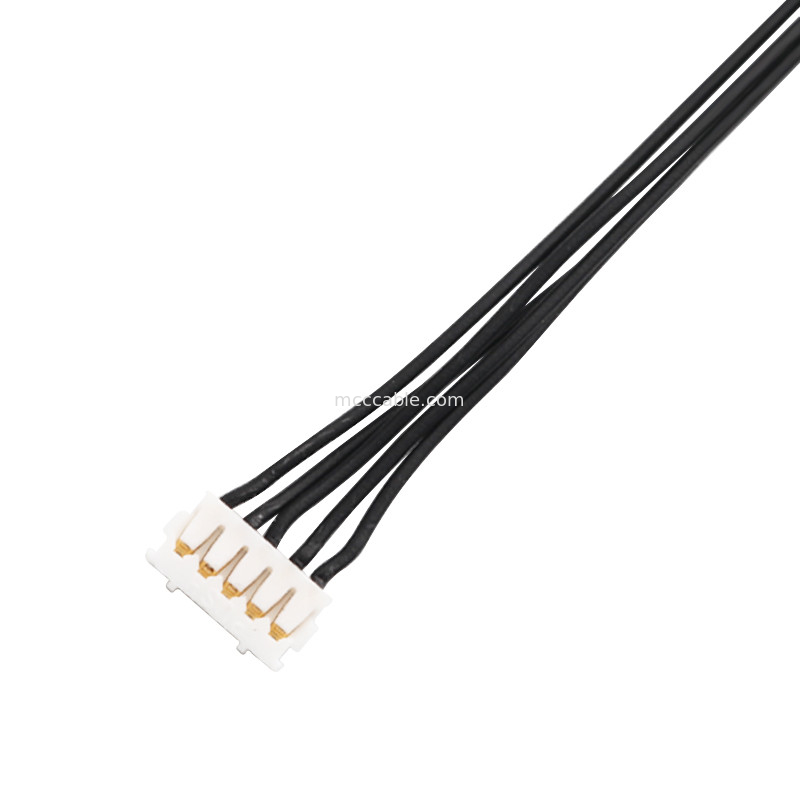 Ensamblaje de cable de UAV Lvds Edp Ensamblaje de cable 0.25mm Pitch 20531-034T-02 a Jst Auhr-05v-H 34 Pin Micro cable coaxial