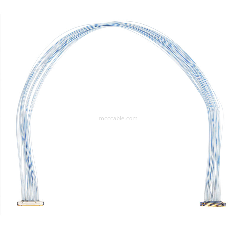 asamblea de cable coaxial micro de la echada KEL XSLS20-30 de 0.25m m para la cámara de vigilancia