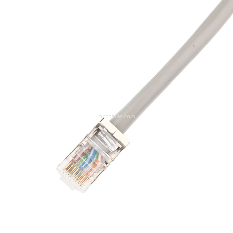 Cable de alta velocidad del samtec de la asamblea de cable de la red del cable H-DB 26P RJ45 8pin del soporte del panel