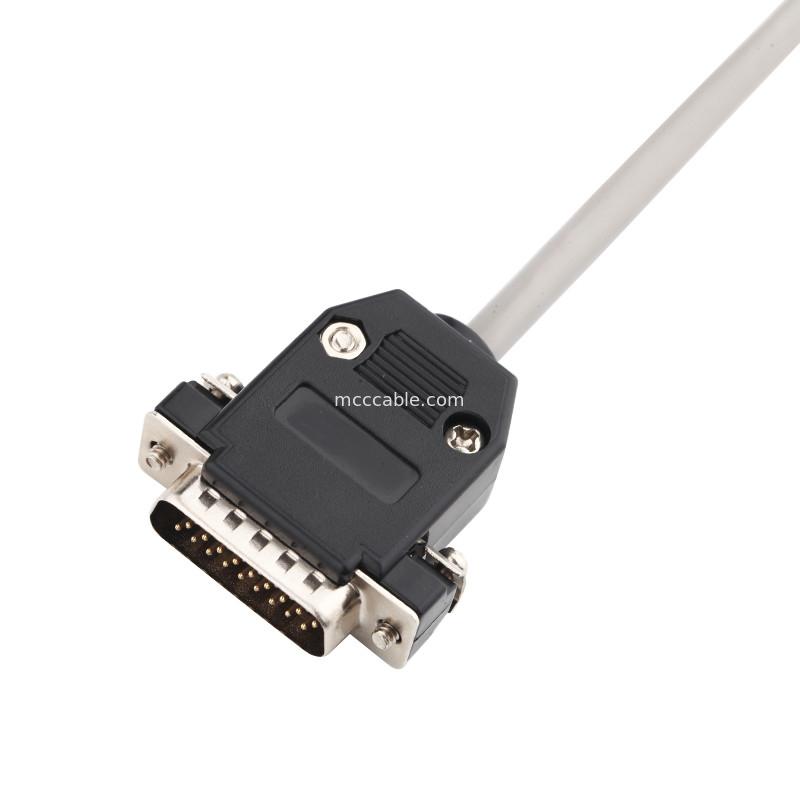 Cable de alta velocidad del samtec de la asamblea de cable de la red del cable H-DB 26P RJ45 8pin del soporte del panel