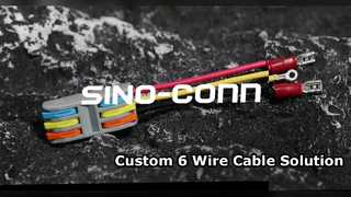 PCT-2-3 Arnés de cables con tuerca de palanca de 3 polos 18 AWG Desconexión rápida Descripción general