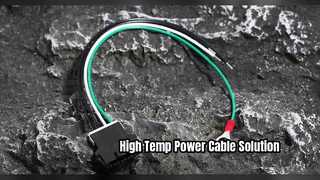 Conjunto de cable de alimentación de PTFE de alta temperatura personalizado