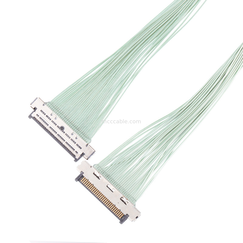 Conector de cable coaxial micro del cable coaxial 0.4m m de KEL USL20 30SS del conector micro de la echada IDC