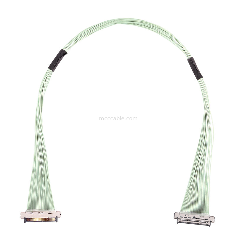 Conector de cable coaxial micro del cable coaxial 0.4m m de KEL USL20 30SS del conector micro de la echada IDC