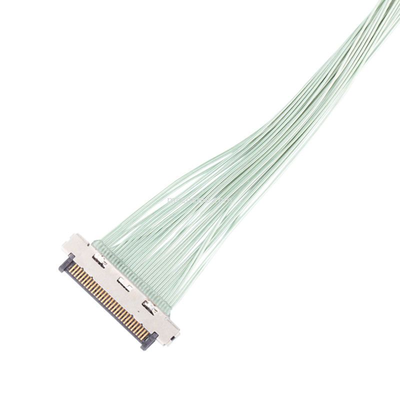Conector de cable coaxial micro del cable coaxial 0.4m m de KEL USL20 30SS del conector micro de la echada IDC