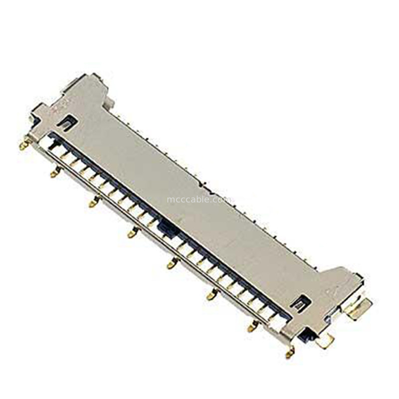 el conector de los lvds mecanografía 40 a tipo de acoplamiento horizontal del conector 20977-040T 040E 01 de los lvds del perno el conector Micro-coaxial
