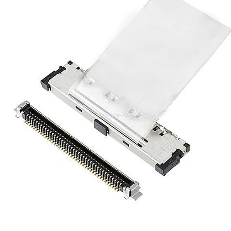 40P 20437 20438-040T-01 2496-040 20439-040E-01 Micro conector de cable coaxial con conector de tipo de apareamiento vertical
