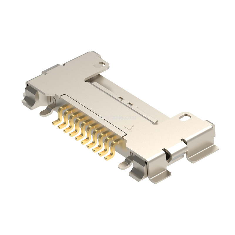 10p 20633-310T-01S Conector microcoaxial con cerradura mecánica