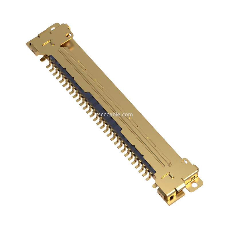 20453-230T-03 Conector microcoaxial de tipo de apareamiento horizontal con inclinación de 0,5 mm