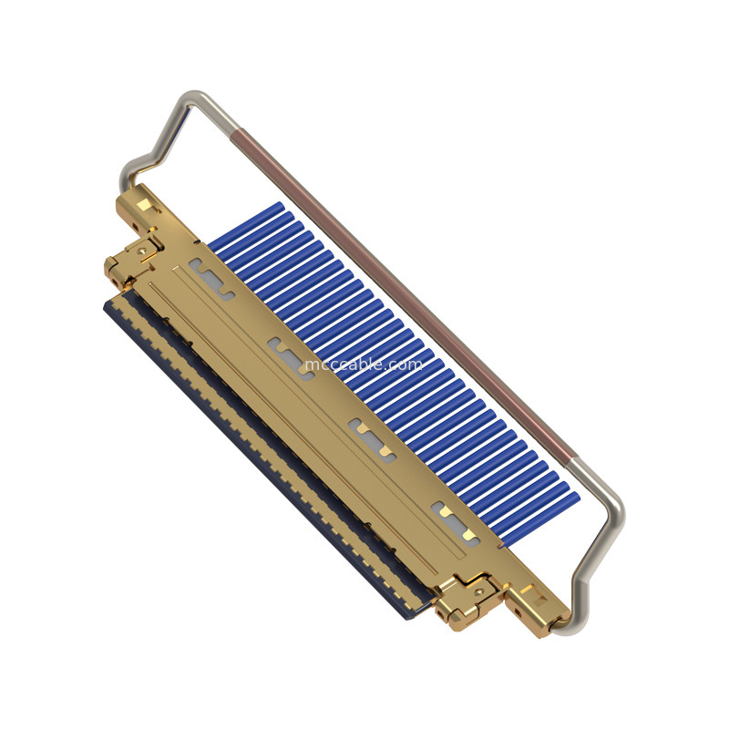 20453-230T-03 Conector microcoaxial de tipo de apareamiento horizontal con inclinación de 0,5 mm