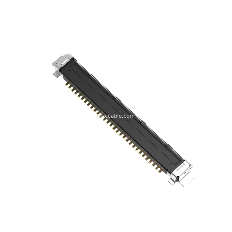 20437-030T-01 Tipo de acoplamiento horizontal Conector microcoaxial con bloqueo mecánico 30Pin 40P 50P 0,4 mm de inclinación