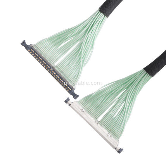 20496-040T-40 20497-040T-30 2679-040-10 20498-040E-41 40P LVDS Microcable coaxial para cableado de alta velocidad