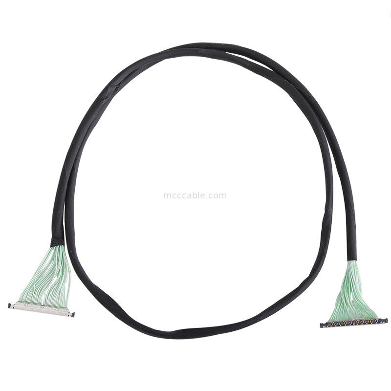 20496-040T-40 20497-040T-30 2679-040-10 20498-040E-41 40P LVDS Microcable coaxial para cableado de alta velocidad