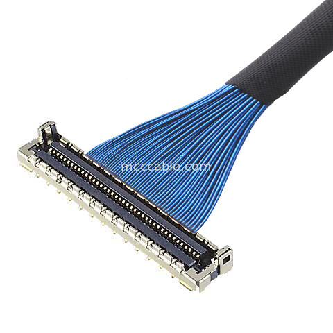 MICRO COAX CABLE 30P 20878-030T-01 Cable LVDS micro coaxial con blindaje EMC y bloqueo mecánico