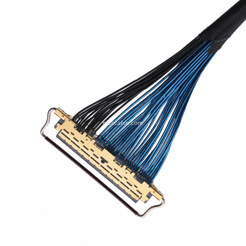 20633-250T-01S 50P 0,4 mm de inclinación Tipo de apareamiento horizontal Conector microcoaxial con bloqueo mecánico