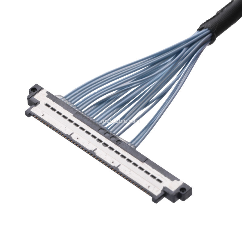 Cables de coaxil micro coaxiales finos adicionales del conector de IDC KEL SSL20-40SB a SSL20-40SB
