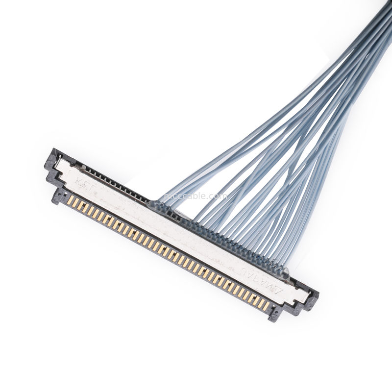 Cables de coaxil micro coaxiales finos adicionales del conector de IDC KEL SSL20-40SB a SSL20-40SB