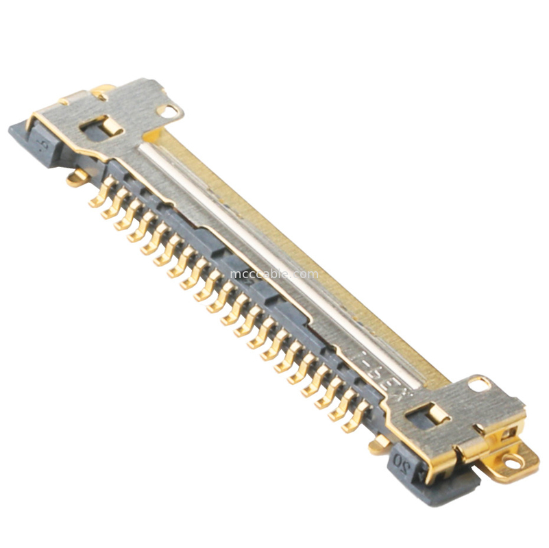 Tipo de acoplamiento horizontal circular coaxial micro del conector de poder de