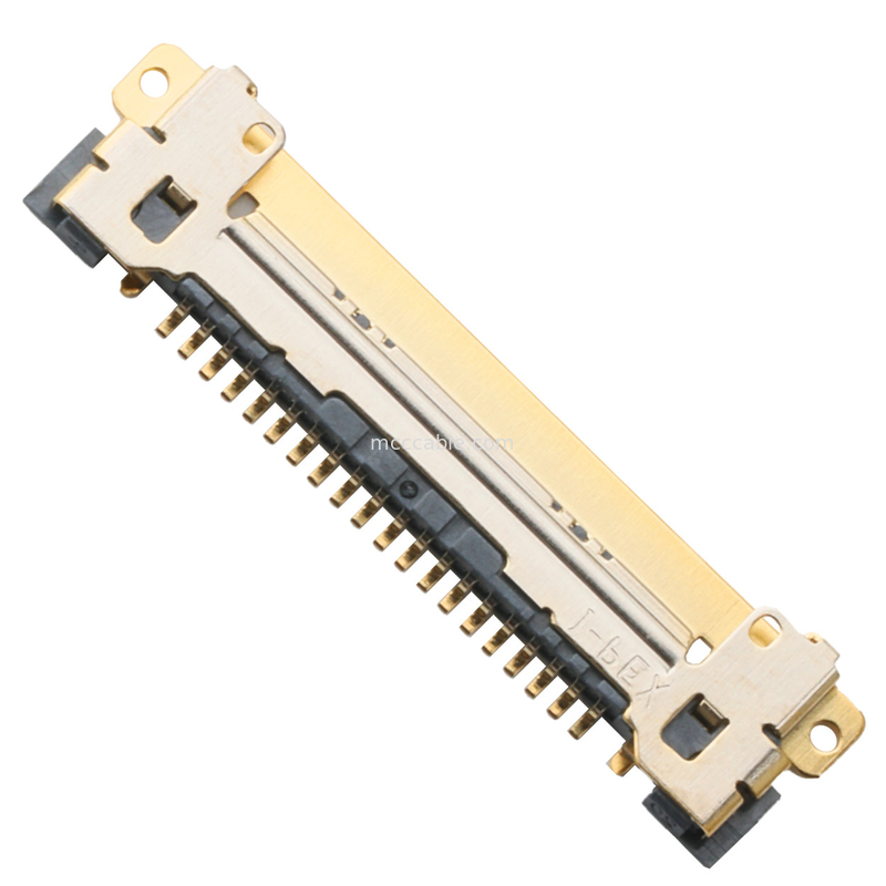 Tipo de acoplamiento horizontal circular coaxial micro del conector de poder de