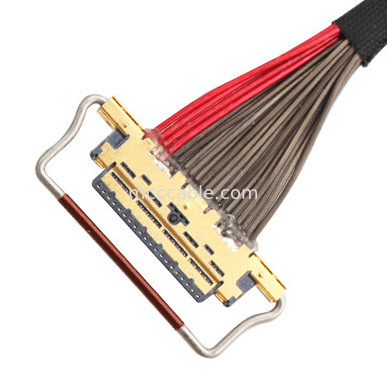 Cable coaxial UL EDP LVDS 0,4 mm Pitch 20633-220T-01S 20 pines longitud personalizada