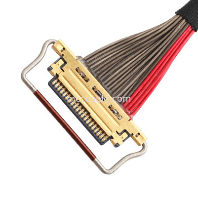 Cable coaxial UL EDP LVDS 0,4 mm Pitch 20633-220T-01S 20 pines longitud personalizada