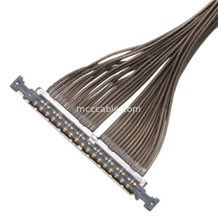32 Pin Micro Cable Coaxial 0,3 mm Pitch 20496-032T-40 Lvds Cable para el conector 32P del dron