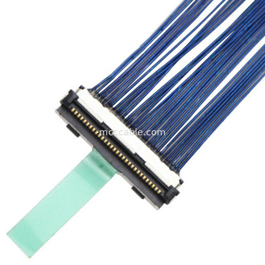 cable coaxial micro DF80D-30P-0.5SD de Lvds del cable coaxial de  30P de la echada de 0.5m m
