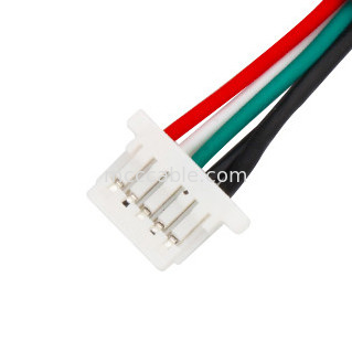 Asamblea de cable del arnés de 28AWG LED JST PHR-5P a la echada de SH1.0 5P 1.0m m