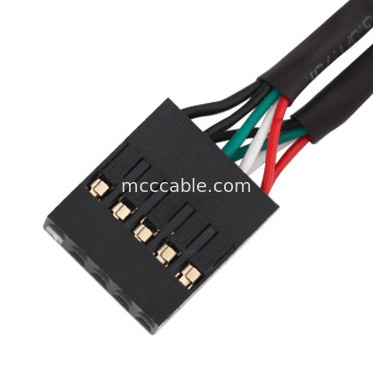 Asamblea de cable del arnés de 28AWG LED JST PHR-5P a la echada de SH1.0 5P 1.0m m