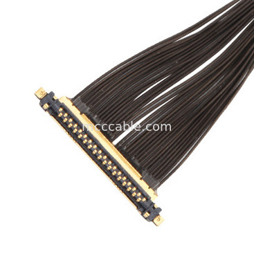 Cables de microcoaxiales de la serie 30P 20531-034T-02 a 20531-034T-02 con anchura de 0,25 mm