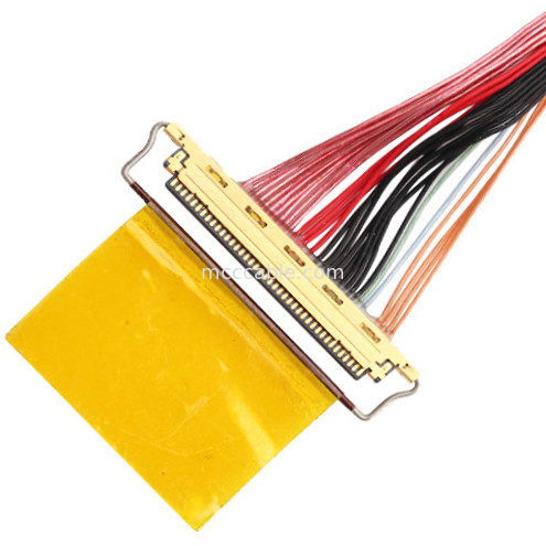 36AWG Lvds Cables de montaje I  20453-240t-01 a 20453-240t-01 40P 0,4 mm de inclinación