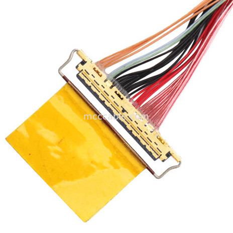 36AWG Lvds Cables de montaje I  20453-240t-01 a 20453-240t-01 40P 0,4 mm de inclinación