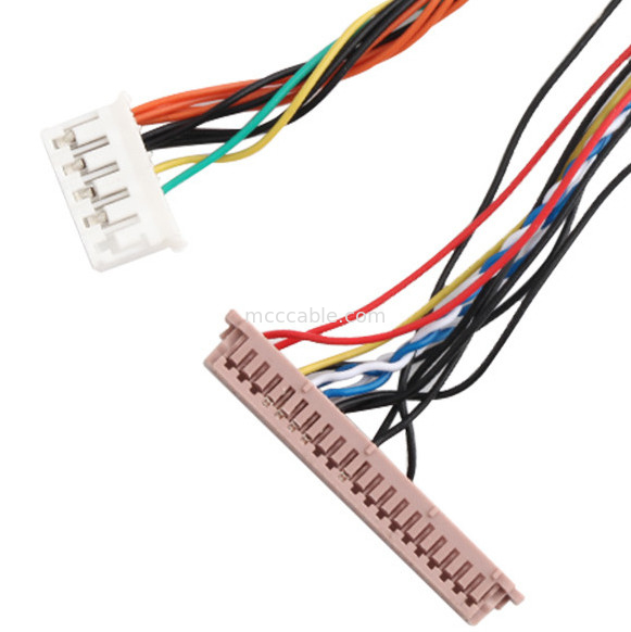 Asamblea de cable de ISO14001 Lvds Lcd 20453-230T a PH2.0 PHR-6P 1255H-2
