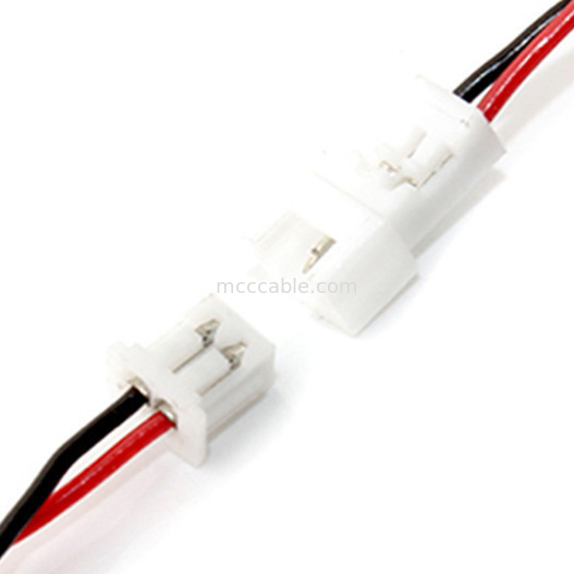 Arnés de cable de encargo 2pin JST PH2.0 para el conector eléctrico de la exhibición de los lvds de la bicicleta