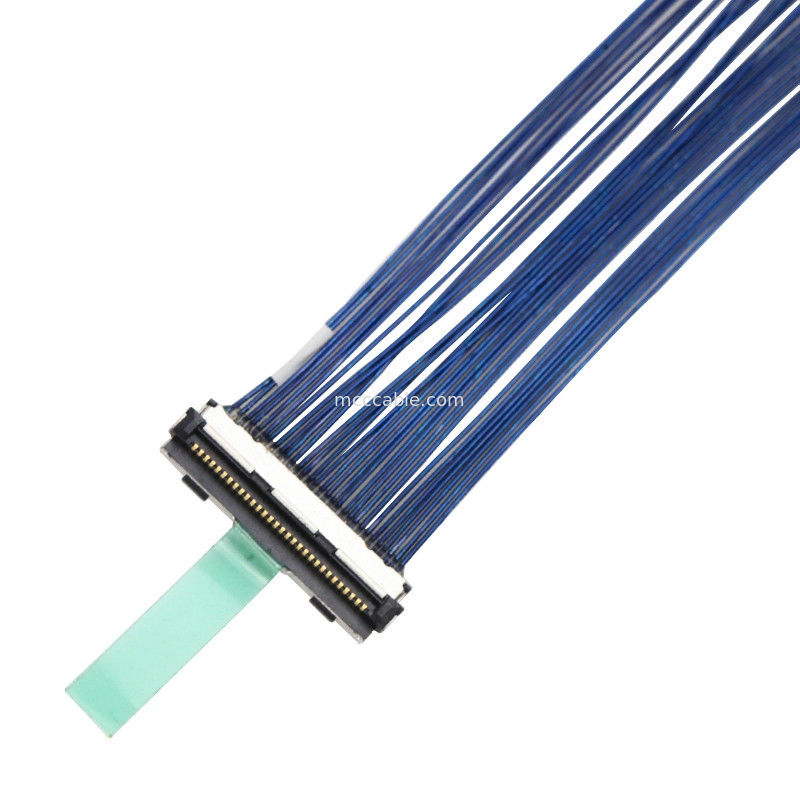 cable coaxial micro DF80D-30P-0.5SD de Lvds del cable coaxial de  30P de la echada de 0.5m m