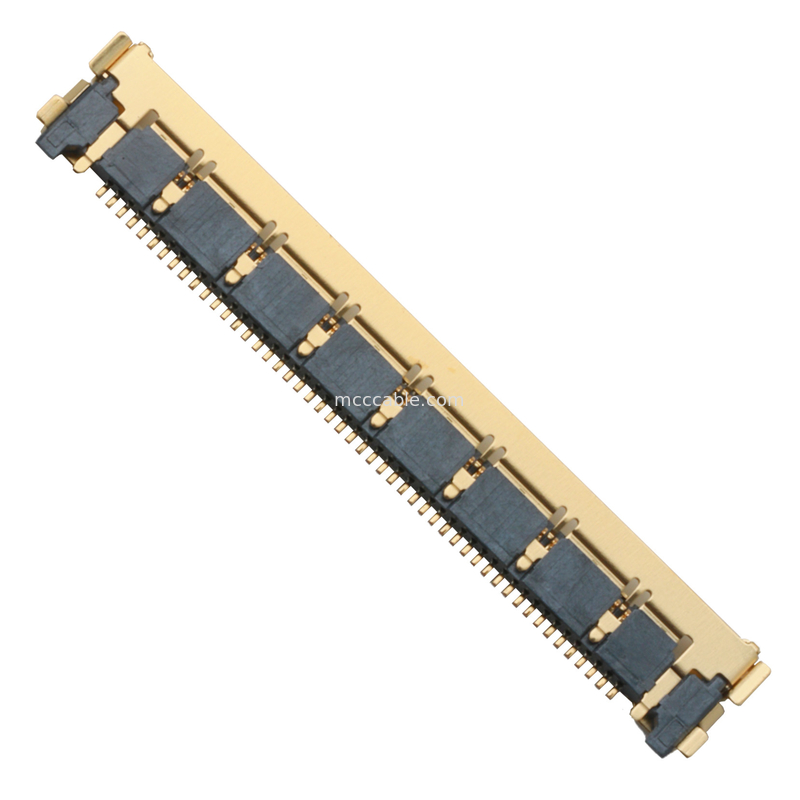 Conector Micro Coaxial de 50 pines de 0,4 mm de tono 20525-050e-02 Fin de la placa