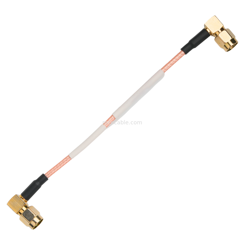 Ip67 Rohs Cable coaxial personalizado Ra Sma Enchufe de ángulo derecho Rg316