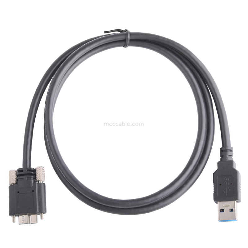 Color negro 5gbps USB 3.0 a USB Micro B longitud del cable de carga Personalizar Rohs