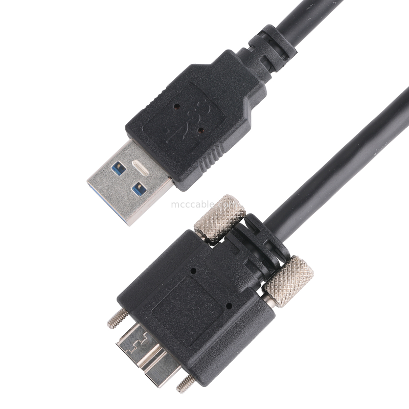 Color negro 5gbps USB 3.0 a USB Micro B longitud del cable de carga Personalizar Rohs