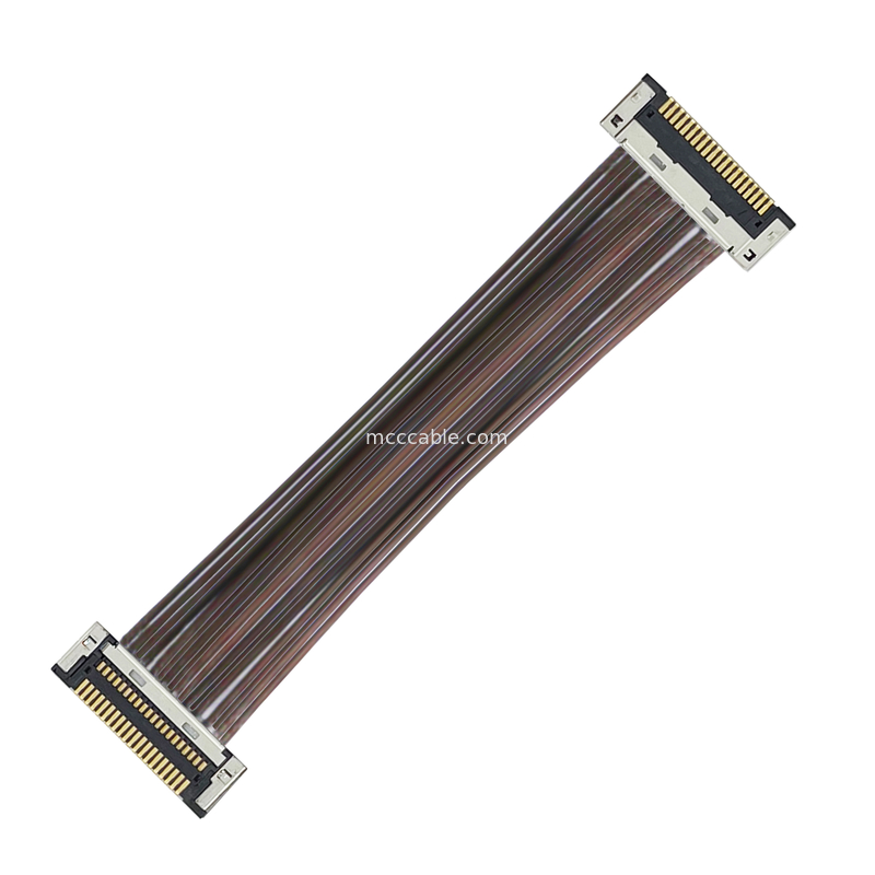 DF49-20P-SHL  Micro cable coaxial ensamblaje DF49-20P 0.4SD Arneses coaxial extremadamente finos