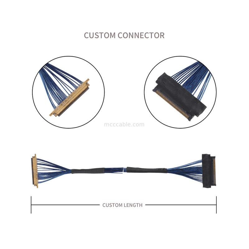 Lvds JAE Microcable coaxial FI JT40C CSH1 a HD1P040MA1 Para su uso en dispositivos de realidad virtual