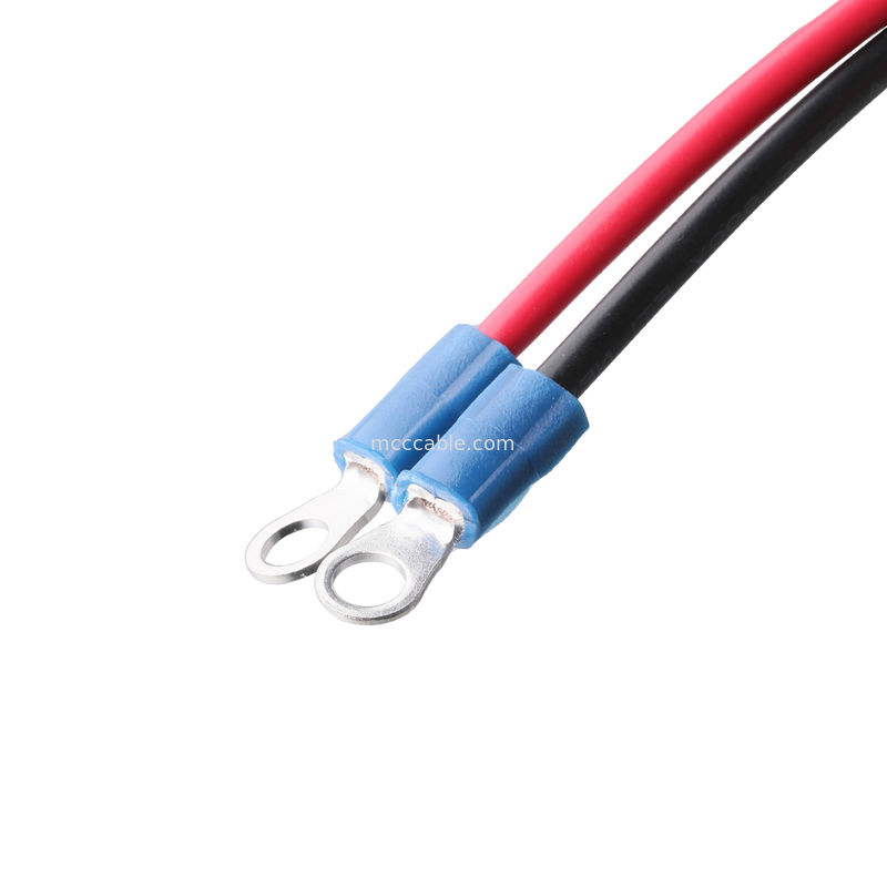 Conector de cable de terminal de anillo # 8 M4 KST RVS204 O KT Rv2-4S longitud personalizar OEM / ODM