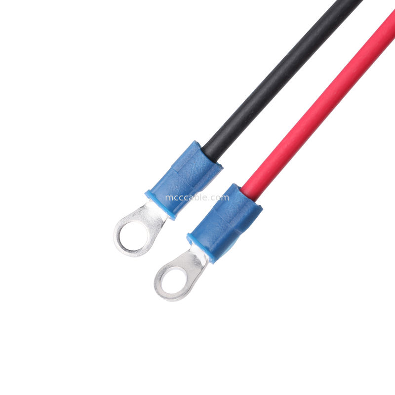Conector de cable de terminal de anillo # 8 M4 KST RVS204 O KT Rv2-4S longitud personalizar OEM / ODM