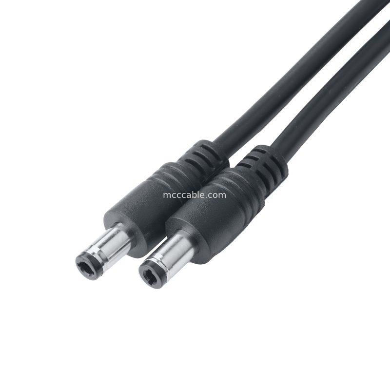 Conector de cable  1-1971905-4 HSG*1PCS Y para conexión de corriente continua 2.5*5.5mm Tipo de soldadura Moldeado de apariencia de PVC
