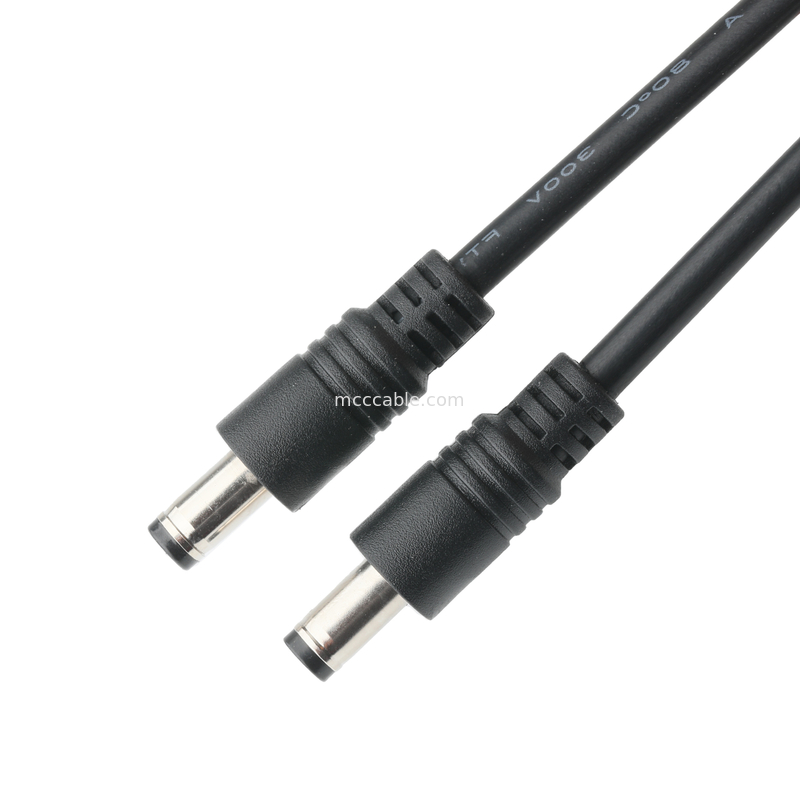 Conector de cable  1-1971905-4 HSG*1PCS Y para conexión de corriente continua 2.5*5.5mm Tipo de soldadura Moldeado de apariencia de PVC