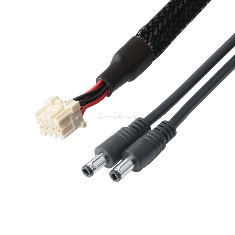 Conector de cable  1-1971905-4 HSG*1PCS Y para conexión de corriente continua 2.5*5.5mm Tipo de soldadura Moldeado de apariencia de PVC