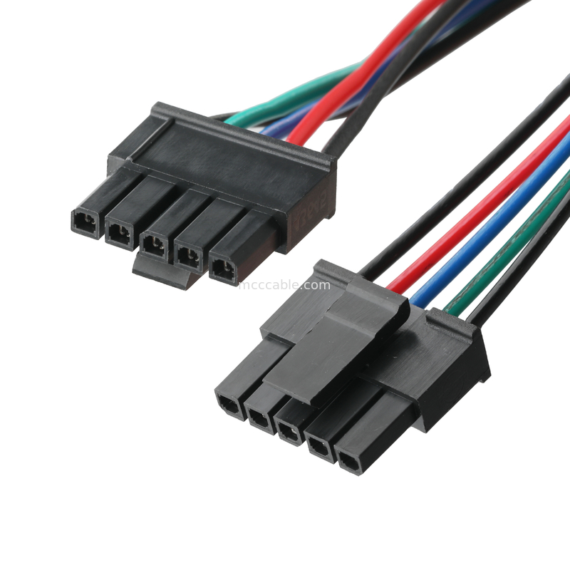 HSG 43645-0500 MX3.0-3P a PH-6P conector de ensamblaje de cables de vídeo OEM / ODM